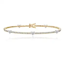 Elegant Heart Tennis Bracelets | Alev Jewelry, $ 5,665