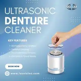 Ultrasonic Denture Cleaner for a Fresher & Hygieni, $ 69