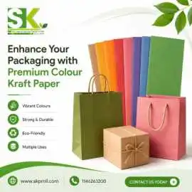 Reliable Colour Kraft Paper Manufacturers, New Delhi
