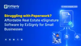 Affordable Real Estate eSignature Software by EzSi, $ 7