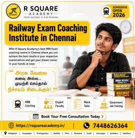 Railway Exam Coaching Institute in Chennai, Chennai