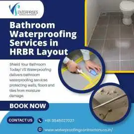 Bathroom waterproofing services in HRBR Layout, Bengaluru