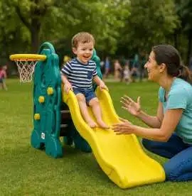 Safe, Durable and Stylish Kids Slide by OK Play, ₹ 8,999