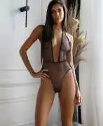 Shop Luxury Dot Mesh Lingerie Set, $ 183