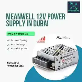 Premium Meanwell 12V Power Supply in Dubai | Heave, $ 40