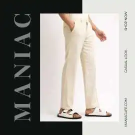 Linen Pants for Men, Breathable Trousers for men, Guntur