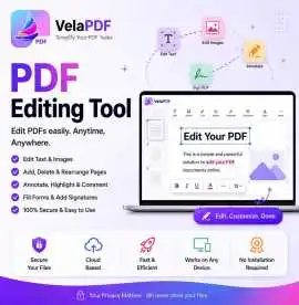 VelaPDF – Your Free Online PDF Editor, Singtam