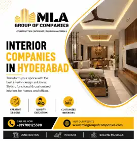 Trusted Interior Companies in Hyderabad for Homes, Hyderabad