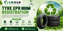 Tyre EPR Registration in India – Ewour Waste Manag, Noida