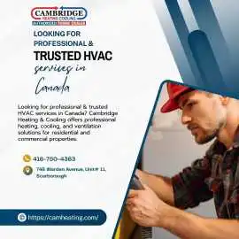 Looking for professional & trusted HVAC services i, Scarborough