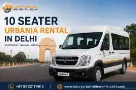 10 Seater Urbania Rental in Delhi, Jaipur