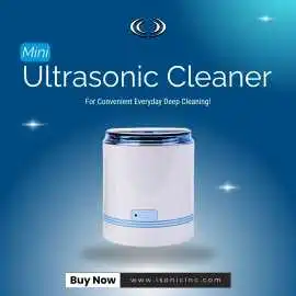 Mini Ultrasonic Cleaner for Convenient Everyday De, $ 40