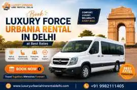 Book Luxury Force Urbania Rental in Delhi at Best , Jaipur