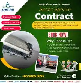 Aircon Service contract, $ 50