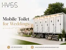 Mobile Toilet for Weddings | Hardrock Delhi Event , Delhi