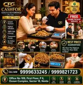 Where can I go for cash for gold? , Noida