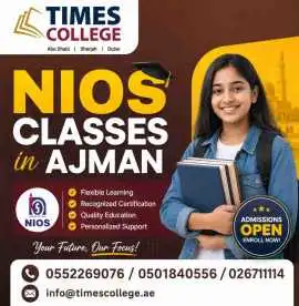 NIOS Secondary & Senior Secondary Classes in Ajman, Ajman