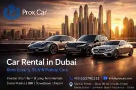  Flexible Weekly Car Rental in Dubai with Prox Car, Dubai