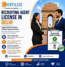 Recruiting Agent License in Delhi, Noida
