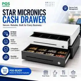Star Micronics Cash Drawer RJ12 Interface POS Solu, £ 83