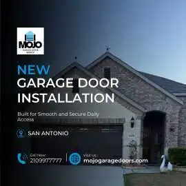 New Garage Door Installation, San Antonio