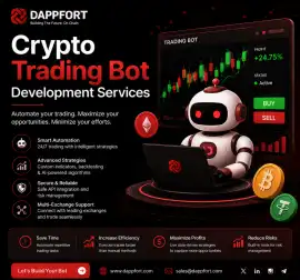 Dappfort Crypto Trading Bot Development Services , Covent Garden