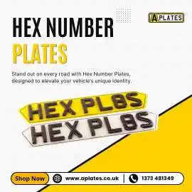 Hex Number Plates for a Distinctive Custom Vehicle