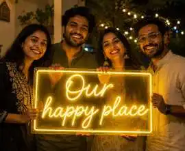Custom Neon Name Lights for Homes and Restaurants , ₹ 999