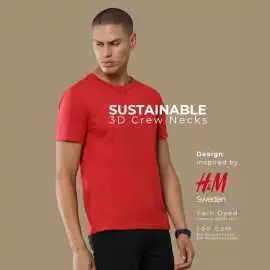 Sustainable 3D Crew Neck T-shirts, Bengaluru