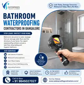 Bathroom Waterproofing Contractors in Bangalore, Bengaluru