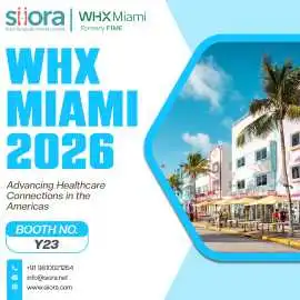 Meet Siora Surgicals at WHX Miami 2026 – Booth Y23, Miami