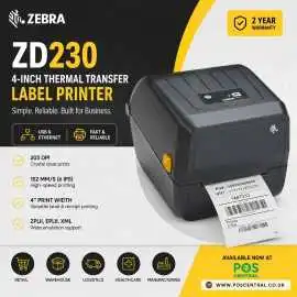 Zebra ZD230 Thermal Transfer Label Printer USB & E, £ 261