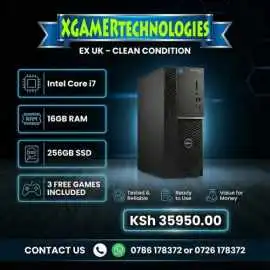 Readied intel Core i7 16gb RAM Dell tower PC, $ 359