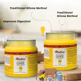 Buy Pure A2 Cow Ghee Online Shree Radhey Dairy, Durgapura