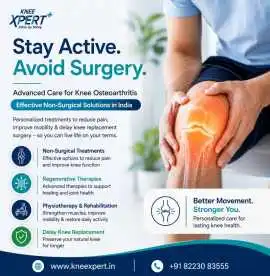 Knee Osteoarthritis Treatment Without Surgery, Indore