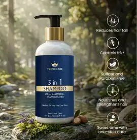 Three in One Shampoo for Cleanse, Nourish, $ 499