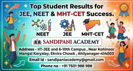  Top Student Results for JEE, NEET & MHT-CET, Ahmednagar