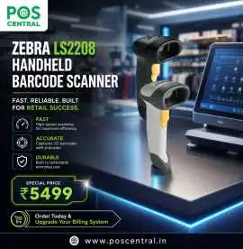 Order Zebra LS2208 Handheld Barcode Scanner , $ 5,499