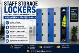 Staff Storage Lockers That Keep NZ Workplaces Orga, Auckland