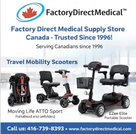 Buy Electric and Foldable Mobility Scooters, Toronto
