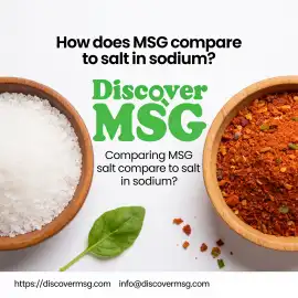 How does MSG compare to salt in sodium?, New Delhi