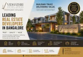 Leading real estate developers in Bangalore , Bengaluru
