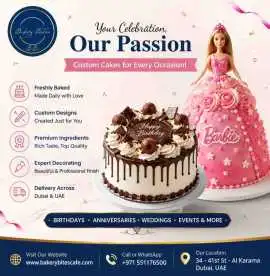 Barbie Cake in Dubai for Magical Birthday Celebrat, Al Karama