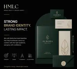 Brand identity design agency - HMLC, Gurgaon