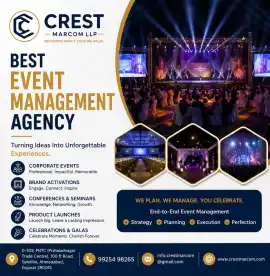 Best Event Management Agency in Ahmedabad | Crest , Ahmedabad