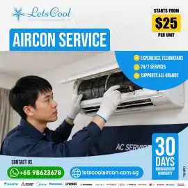 Aircon servicing Singapore, $ 25