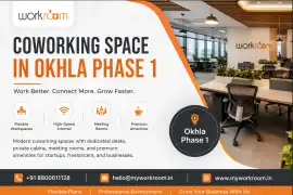 Shared Office & Coworking Space in Okhla Phase 1 D, New Delhi