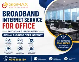  Broadband Internet Service for Office Gigmax , Faridabad