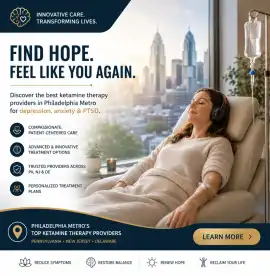 Best Ketamine therapy providers in Philadelphia, Miami