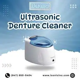 Ultrasonic Denture Cleaner for Better Daily Dentur, $ 40